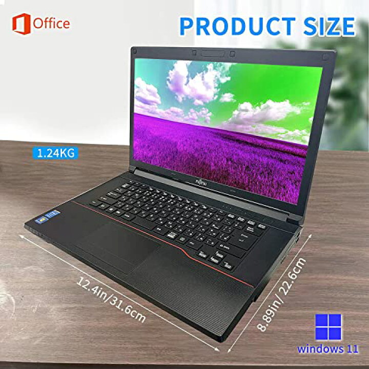 楽天市場】整備済み品 富士通 ノートPC PCステージ 無線マウス付属 