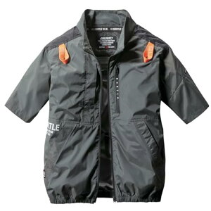 BURTLE バートル エアークラフト半袖ブルゾン(ユニセックス) 春夏用 ミルスグリーン AC2016 14 XXL