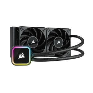 CORSAIR iCUE H100i RGB ELITE ⎮ CPU N[[ LGA}U[{[hΉ 120mmt@ 240mmWG[^[ CW-9060058-WW