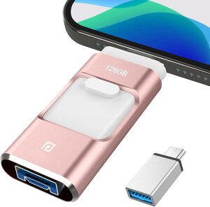 2024No pAvsv 4in1 iPhoneΉ USB 128GB  obNAbv iPadΉ usb[ eʕs XCh iOS/Type-C/USB/Micro USB OtUSB X}z ʐ^f[^