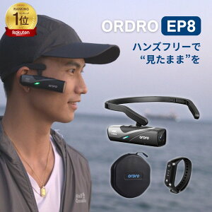 [�y�V1��]�A�N�V�����J���� �E�F�A���u���J���� ORDRO EP8 4K���掿 �{�f�B�J���� �^��B�e �w�b�h�}�E���g�t ���[�P�[�X �����R���Z�b�g ��U��␳ ��u�� ���R�J���� �W���o��2.0 HD ���^ �y��