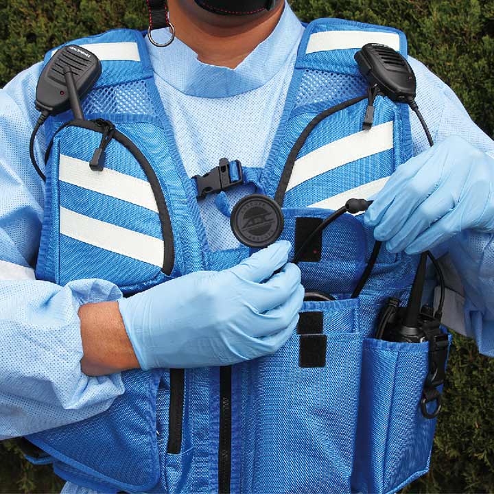 新入荷 流行トンボレックス 救助隊員用 EMSベスト 肩・ウエスト部調整機能付 G-VS2BU 作業用手袋・軍手