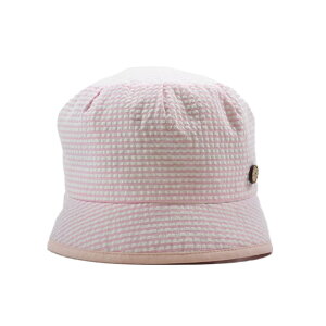 【ネコポス配送可】<日本製>ナチュラルボーダーハット 42〜46cm ベビー 赤ちゃん 新生児 キッズ 子供 0歳 6ヶ月 綿 コットン100% サッカー生地 通気性 キャップ 帽子 あごゴム UV 紫外線 熱中