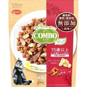 【マラソン10%OFFクーポン】コンボ ピュア キャット 15歳以上 まぐろ味・鶏肉・かつお節添え【賞味期限 20270131】