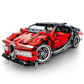 ブロック プルバックカー ブガッティ シロン車 ブロック互換品 プレゼント 入学プレゼント 入学お祝い クリスマスプレゼント 知育玩具 おもちゃブロックお祝いプレゼント