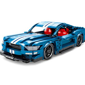 ブロック プルバック フォードマスタング GT 車 互換品 クリスマス プレゼント 車 ブロック互換品 プレゼント 入学プレゼント 入学お祝い クリスマスプレゼント 知育玩具 おもちゃブロック