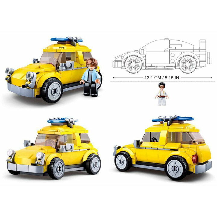楽天市場】ブロック互換品 レゴminiカーかわいい車 お得セット 4個 