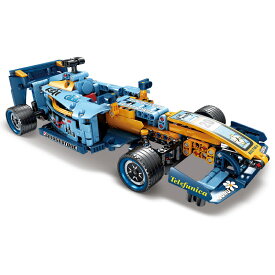 ブロック プルバックカーブルバック車 F1車 スポーツ車B ブロック互換品 プレゼント 入学プレゼント 入学お祝い クリスマスプレゼント 知育玩具 おもちゃブロック
