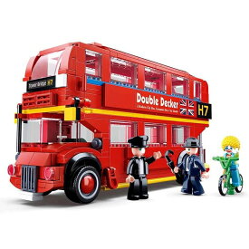 ブロック ミニ ロンドンバス ブロック互換品 プレゼント 入学プレゼント 入学お祝い クリスマスプレゼント 知育玩具 おもちゃブロックお祝いプレゼント