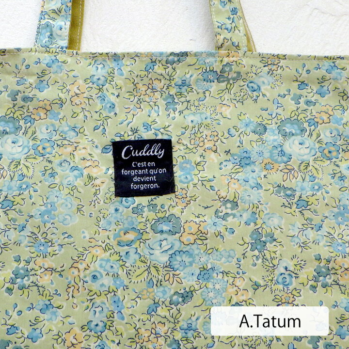楽天市場】【完成品】ハンドメイド シンプルミニトート（リバティ総柄 