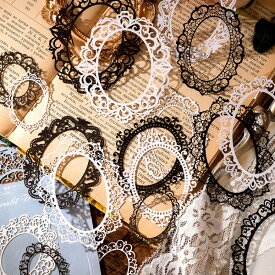 スクラップブッキング レースペーパー ラッピング（2種類） 【花織り屋】