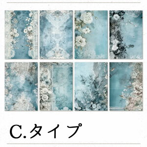 �X�N���b�v�u�b�L���O �R���[�W���f�� ������ �֎R�W�V���[�Y ���B���e�[�W�t�����[�̃y�[�p�[�i4��ށj�m�ԐD�艮�n