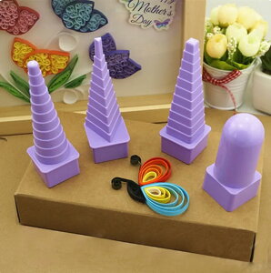 レターパック ★ ペーパークイリング デザインバー 3種類セット 持ち手付き