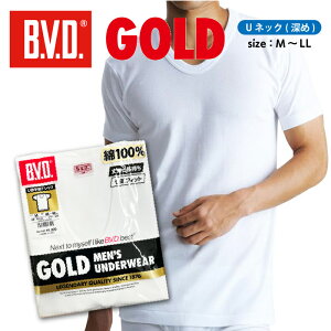 B.V.D.GOLD U񔼑Vc UlbN(M/L/LL) y1zKtBbg TVc Ci[ Y N[lbN n  jp X|[c 100 Rbg