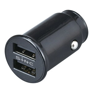 ԗp[d DCp[vOmini A×2 F328 Type-A 2|[g 5V/vMAX2.4A 12V/24Vԗp iPhone Android IQOSȂǑΉ J[pi ZC(SEIWA)