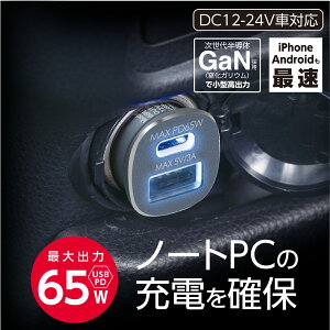 ԓpi DC/USBp[vOUSB Type-A Type-C|[gP|[gőo65W F360 @㔼 GaN̗p A~VF{fB SیH ZC(SEIWA)
