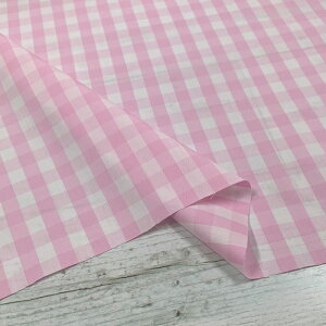 【50cm単位】【3mまでメール便対応】 コットン ギンガムチェック 水色 紺 赤 黒 ピンク 黄色 紫 播州織 生地 日本製 布 綿100% 先染め