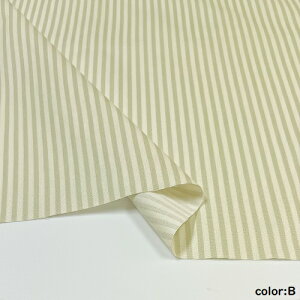 【50cm単位】【2mまでメール便対応】コットン ストライプ 縦縞 オックス くすみ ニュアンスカラー 青 ブルー ピンク 紫 パープル 緑 グリーン 茶色 ブラウン 灰色 グレー 生地 日本製 布 ハン