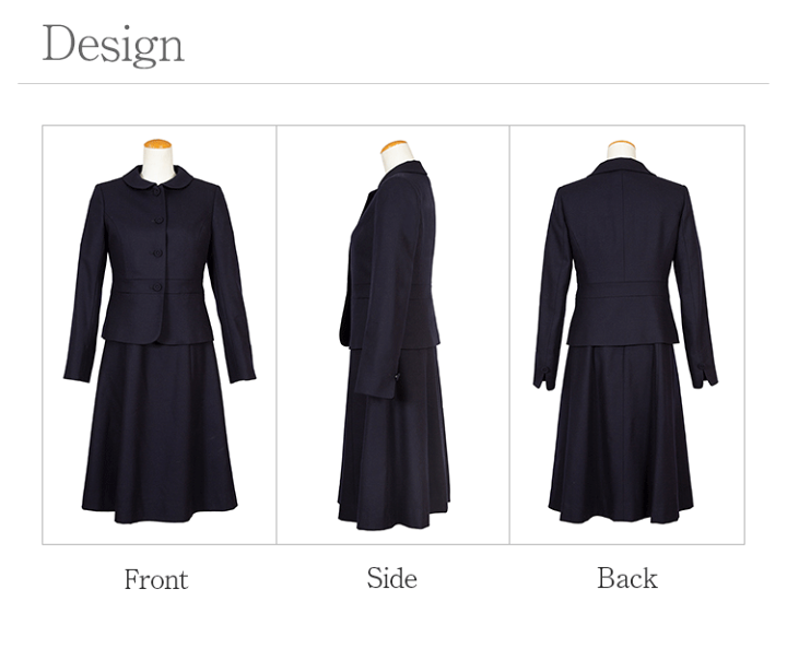 楽天市場】純日本製 純国産 お受験スーツ ウール100% ラウンド