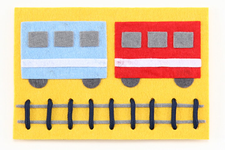 楽天市場 手作りフェルト教材 紐を通して線路を作ろう ひもとおし でんしゃ 日本製 知育教材 知育玩具 フェルト ひもとおし あす楽 お受験用品 ハッピークローバー 楽天市場 手作りフェルト教材 紐を通して線路を作ろう ひもとおし でんしゃ 日本製 知育教材 知育玩具 フェルト ひもとおし あす楽 お受験用品 ハッピークローバー