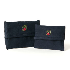 【最大4000円OFFクーポン&P5倍！6/4 20:00~6/11 1:59】お受験専門店品質 手刺繍【てんとう虫】 ティッシュケース ちり紙入れ 【2サイズ】 【お受験用品の店●ハッピークローバー】