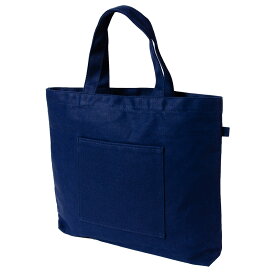 【レッスン】日本製　紺色布製 レッスンバッグ【中】 【お受験バッグのハッピークローバー】