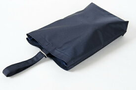人気のシューズバッグのナイロンタイプが新登場！紺色ナイロン製:お子様用シューズバッグ　キッズ【タイプB】