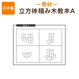 【最大4000円OFFクーポン&P5倍！6/4 20:00~6/11 1:59】立方体積み木教本A(初中級編)42パターン 知育教材