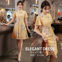 楽天市場】チャイナ風（サイズ（S/M/L）3L）（ワンピース｜レディース 