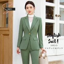 楽天市場】黄緑（スーツ・セットアップ｜レディースファッション）の通販