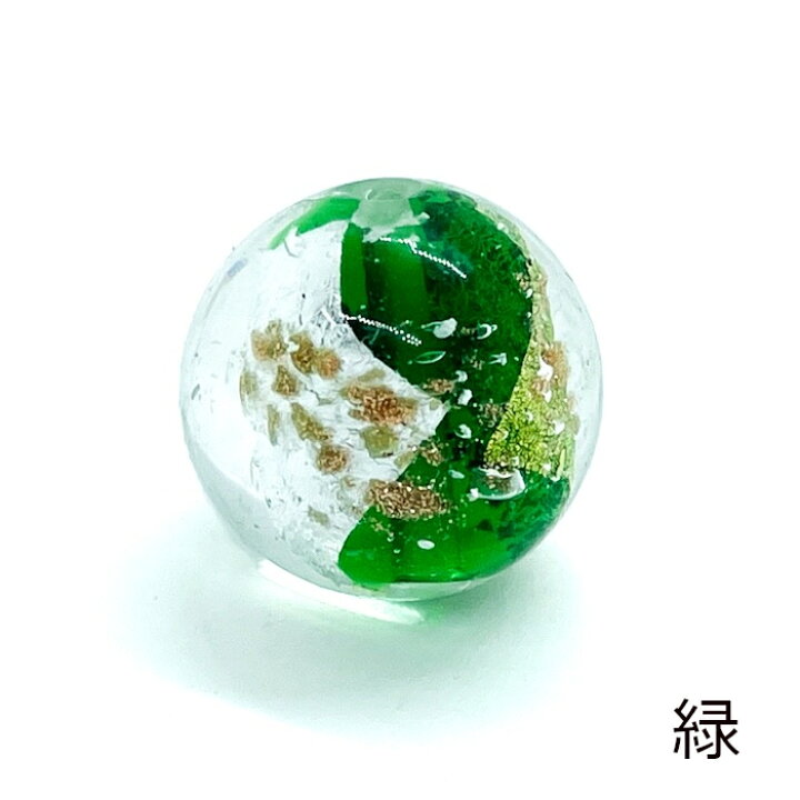 楽天市場】トンボ玉 20mm 和風 金箔 とんぼ玉 ガラス玉 ガラスビーズ 