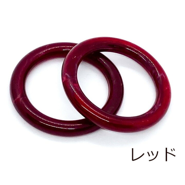 楽天市場】1個 マーブル柄 アクリルリングパーツ 42mm【選べる10色 