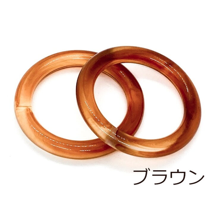 楽天市場】1個 マーブル柄 アクリルリングパーツ 42mm【選べる10色 