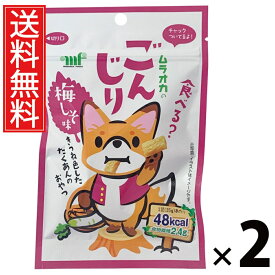 ごんじり梅しそ風味 35g × 2袋 村岡食品工業 送料無料 ／ ごんじり 梅しそ味 ひとくちサイズ ヘルシースナック おつまみ お茶うけ 低カロリー 食物繊維豊富 常温保存 駄菓子 おやつ 子供 お菓子 懐かしい 詰め合わせ 人気 お徳用 お祭り 縁日 景品 自治会 町内会 漬物