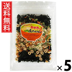 みそ汁の具だくさん 135g × 5袋 江戸屋 送料無料 ／ 味噌汁の具 インスタント具材 フリーズドライ具材 乾燥野菜 乾燥わかめ みそ汁用乾燥具材 大容量 即席味噌汁 簡単みそ汁 野菜たっぷり味噌汁 お湯を注ぐだけ 時短料理 保存食 非常食 常備食 お弁当のお供 ローカロリー