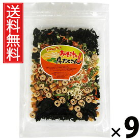 みそ汁の具だくさん 135g × 9袋 江戸屋 送料無料 ／ 味噌汁の具 インスタント具材 フリーズドライ具材 乾燥野菜 乾燥わかめ みそ汁用乾燥具材 大容量 即席味噌汁 簡単みそ汁 野菜たっぷり味噌汁 お湯を注ぐだけ 時短料理 保存食 非常食 常備食 お弁当のお供 ローカロリー
