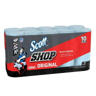 Scott SHOP TOWELS スコット ショップタオル ブルーロール 55枚 10ロールセット カー用品 掃除用品 使用…