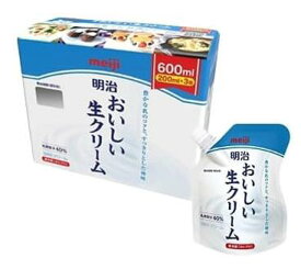 明治 おいしい生クリーム 600ml (200mlx3) 生クリーム ケーキ 洋菓子 食品 冷蔵 【Costco コストコ】