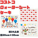 クォーターシートケーキ 24人前 ホワイト チョコレート デコレーションケーキ 誕生日ケーキ 記念日 歓送迎会 バースデー クリスマス デザート スイーツ 冷凍 食品【Costco コストコ】