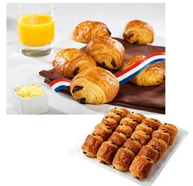 【大容量24個入】パンオショコラ AOP ベーカリー チョコパン チョコクロワッサン 朝食 おやつ 食品 コストコ チョコ パン チョコレート 砂糖 生地 好き ココア レシピ 牛乳 バター 濃厚 食感 チョコチップ 小麦 調理 人気 常温 食パン 発酵【Costco コストコ】
