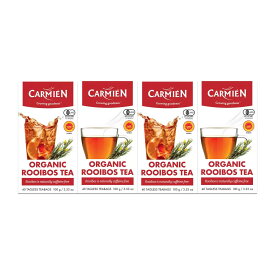 カーミエン オーガニック ルイボスティー 400g(160袋) CARMIEN ノンカフェイン 大容量 南アフリカ 小分け お裾分け 飲み物 カフェインレス 紅茶 アイスティー ホットティー ホット アイス 保存 賞味期限 カフェインゼロ 業務用 パック 大袋 飲料【Costco コストコ】