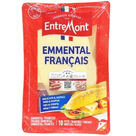 アントレモン エメンタールチーズ スライス 150g×2 フランス産 ナチュラルチーズ 熟成 コク 香り 穴 チーズホール とろける 濃厚 クセが少ない マイルド 料理用 パーティー アレンジ オードブル ご馳走 ディナー 朝食 薄切り カットタイプ フレンチ 冷蔵【Costco コストコ】