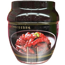 LS タコチャンジャ 350g 韓国珍味 塩辛 ピリ辛 タコの塩辛 海鮮 珍味 おつまみ 酒の肴 コリコリ 食感 ごはんのお供 ご飯に合う 唐辛子 発酵 魚介 アンチョビ 旨辛 味付け 醤油 にんにく ごま油 旨辛 キムチ風 小皿料理 晩酌 ご褒美 肴系 韓国風 冷菜 冷蔵【Costco コストコ】