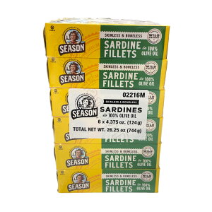 SEASON BRAND �I�C���T�[�f�B�� 124g×6�� ���E��Ȃ� �I���[�u�I�C���Ђ� ���킵�ʋl �yCostco �R�X�g�R�z