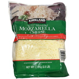 カークランド モッツァレラシュレッドチーズ ツインパック　1.13kg×2袋　大容量　ナチュラルチーズ　食品　トッピング　ピザ　【Costco コストコ】
