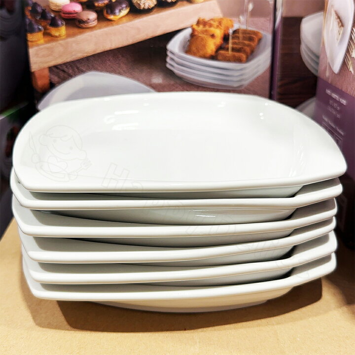 楽天市場】OVER & BACK STAXS 角皿 6枚セット 食洗機・レンジ可 18.7cm 