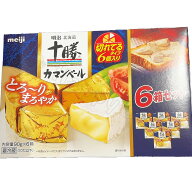 【大容量540g】明治 北海道十勝カマンベールチーズ 切れてるタイプ 90g×6箱 食品 冷蔵　おやつ 朝食 チ…