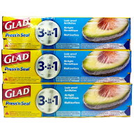 グラッド ストレージフードラップ 43m x 3本 Glad Storage Food Wrap プレスンシール ケース レンジ サン…