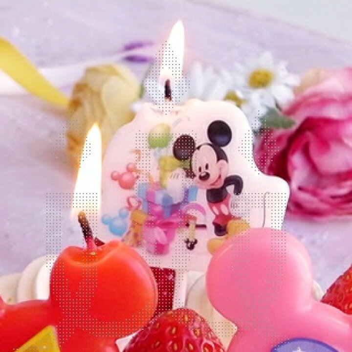 楽天市場】【在庫限り】ディズニーキャンドル「ミッキー＆ミニー」誕生 