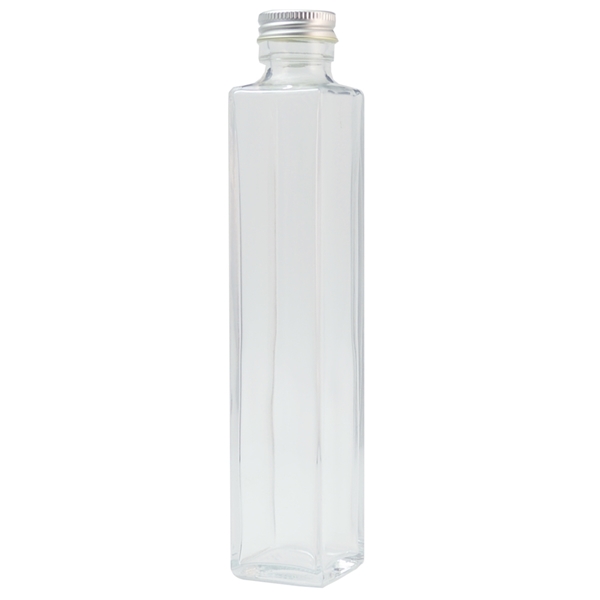 ハーバリウムに人気のガラス瓶です ガラス瓶 角ビンＬ 200ml AL完売しました ハーバリウム 人気ブレゼント! ドライフラワー 保存容器 日本製 角瓶